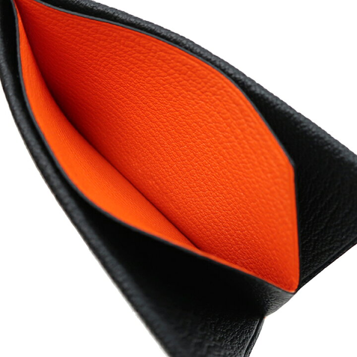 楽天市場】エルメス HERMES カードケース Hセリエ シェーブル ブラック  