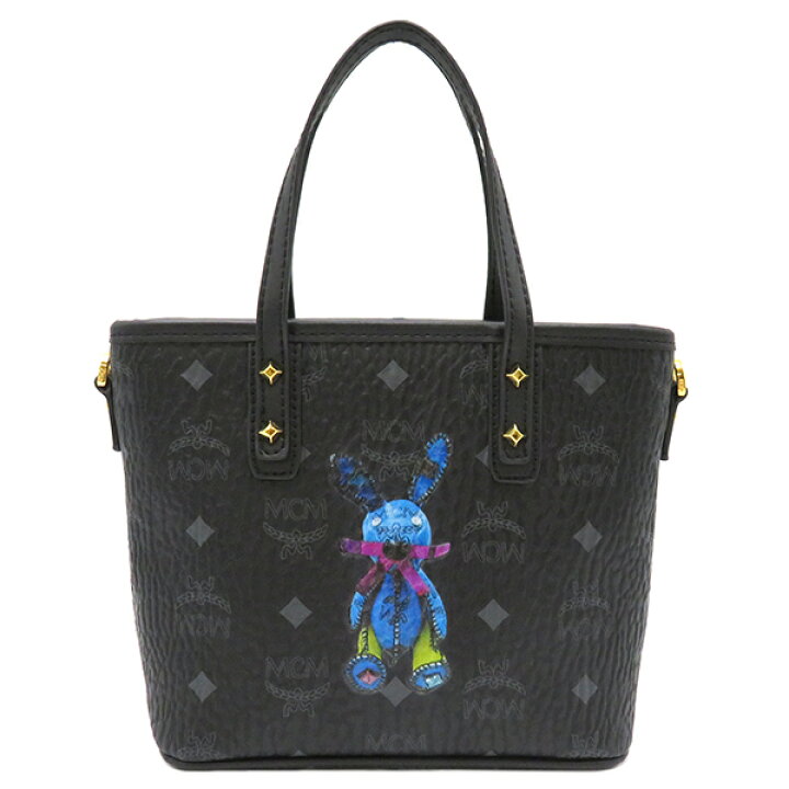 楽天市場】エムシーエム MCM 2WAYバッグ ロゴグラム ラビット レザー 