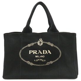 プラダ PRADA 2WAYバッグ カナパ トート キャンバス NERO 黒 ショルダー ハンドバッグ BN2642【中古】