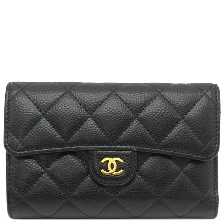 楽天市場】シャネル CHANEL 三つ折り財布 マトラッセ 三つ折り財布  