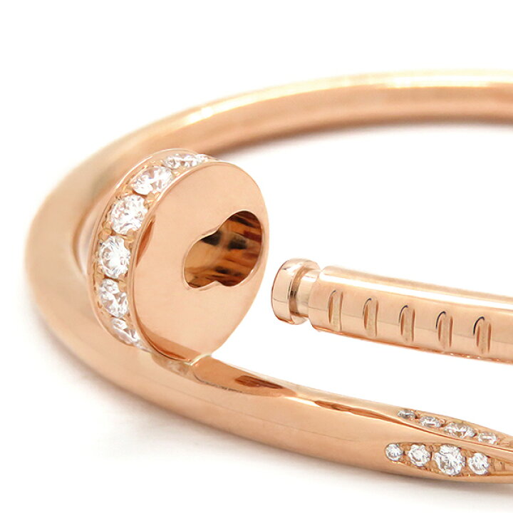 楽天市場】カルティエ Cartier ブレスレット ジュストアンクル K18PG  