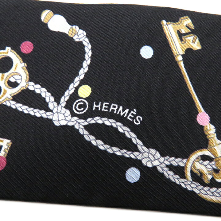 楽天市場】エルメス HERMES スカーフ ツイリー シルク ブラック 