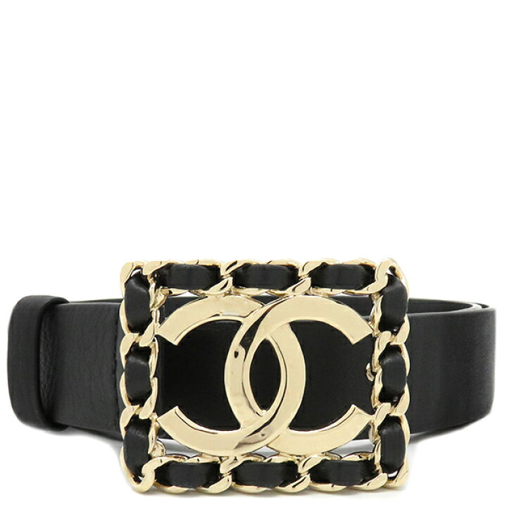 楽天市場】シャネル CHANEL ベルト ココマーク スクエアプレート70/28  