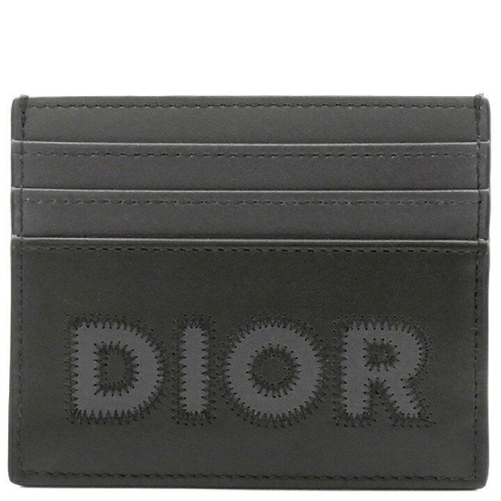 楽天市場】ディオール DIOR カードケース ロゴ カードホルダー レザー 