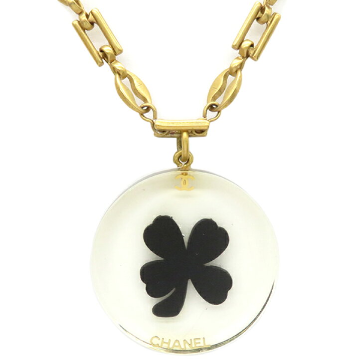 楽天市場】シャネル CHANEL ネックレス ココマーク クローバー GP 