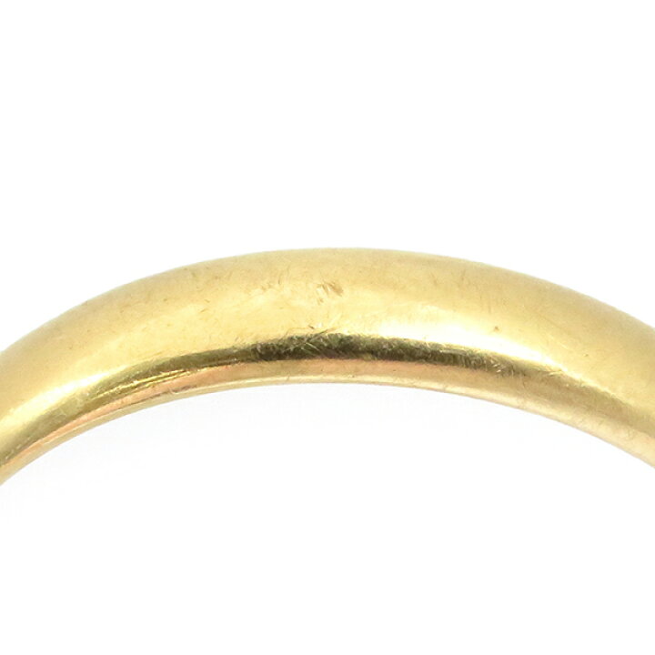 楽天市場】リング 指輪 甲丸リング K18YG イエローゴールド 750AU 18K  