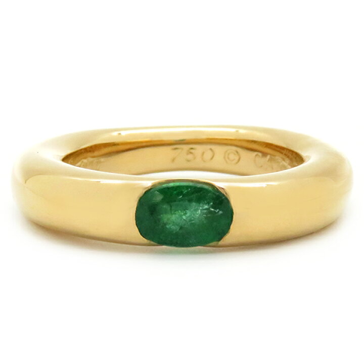 楽天市場】カルティエ Cartier リング 指輪 エリプス Ellipse K18YG  