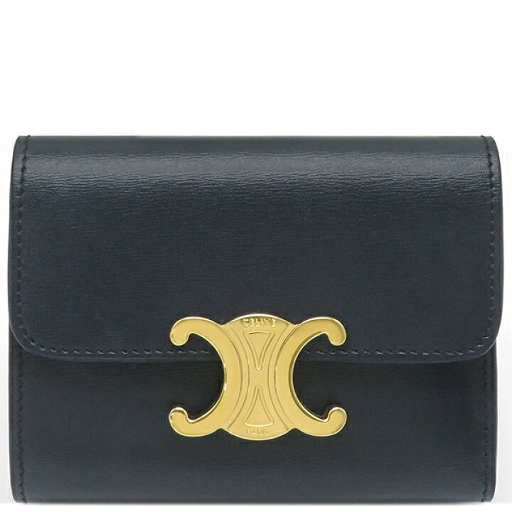 楽天市場】セリーヌ CELINE 三つ折り財布 トリオンフ コイン入れ付き  