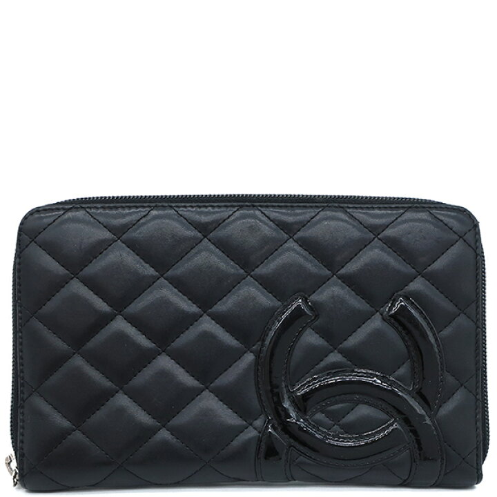 楽天市場】シャネル CHANEL 長財布 カンボンライン ココマーク レザー 