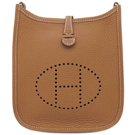 エルメス HERMES ショルダーバッグ エヴリンTPM トリヨンクレマンス ゴールド シルバー金具 新品 未使用 茶 W刻印（2024年製） 【箱】【中古】