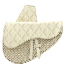 楽天市場】dior bag ベージュ サドルバックの通販