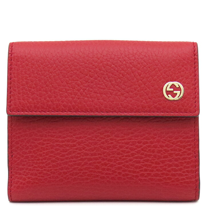 楽天市場】グッチ GUCCI 二つ折り財布 インターロッキングG レザー  