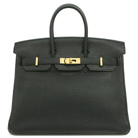 エルメス HERMES ハンドバッグ バーキン25 トゴ ブラック ゴールド金具 黒 D刻印 【保存袋】【中古】