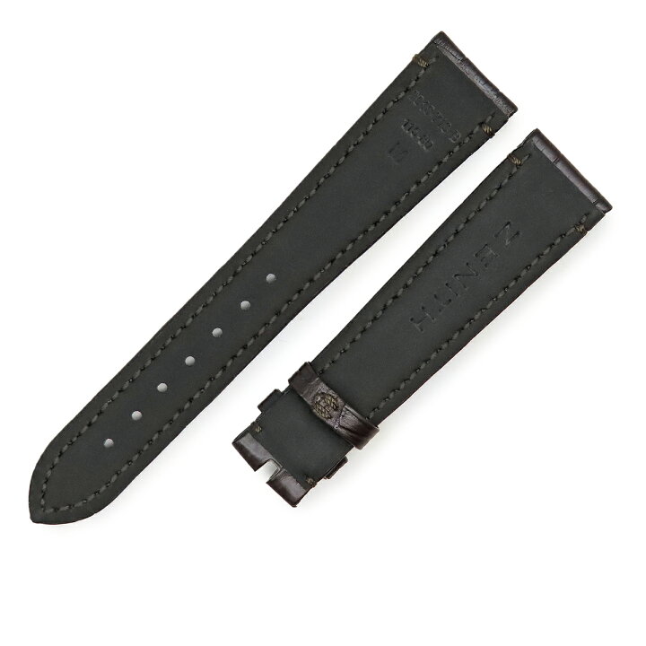 ゼニス 替えベルト クロコダイル アリゲーター マット 純正 ZENITH  