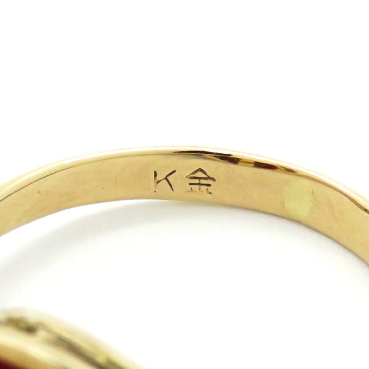 楽天市場】リング 指輪 珊瑚 リング K金 珊瑚 イエローゴールド サンゴ  
