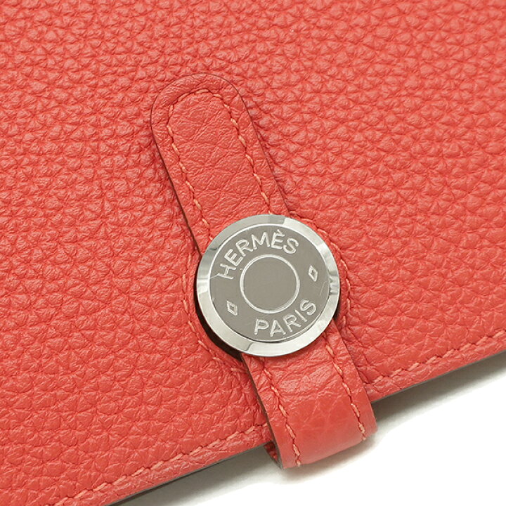 楽天市場】エルメス HERMES 長財布 ドゴンデュオ ドゴンGM トゴ 