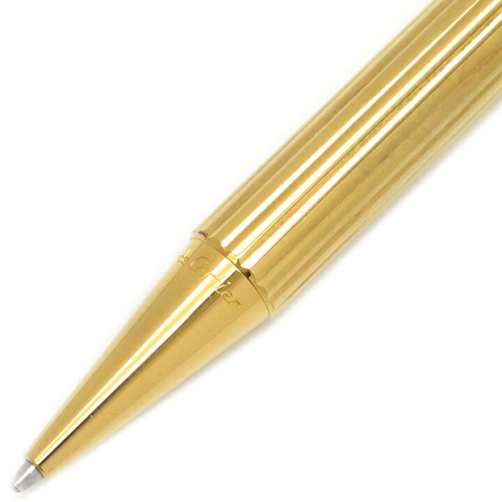 楽天市場】カルティエ Cartier ボールペン トリニティ GP ゴールド 青  