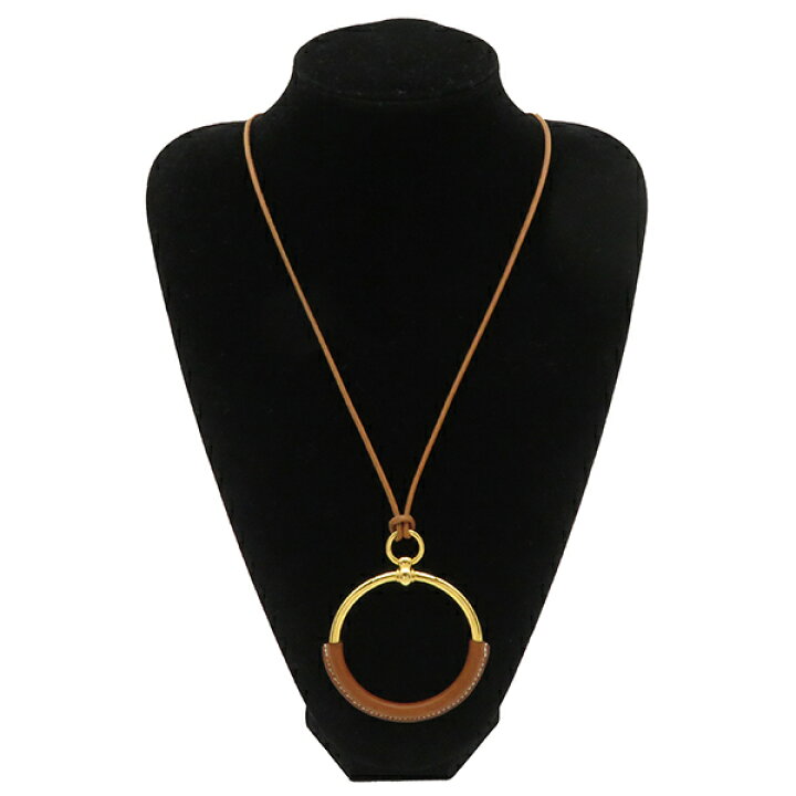 楽天市場】エルメス HERMES ネックレス ループグラン ペンダント  