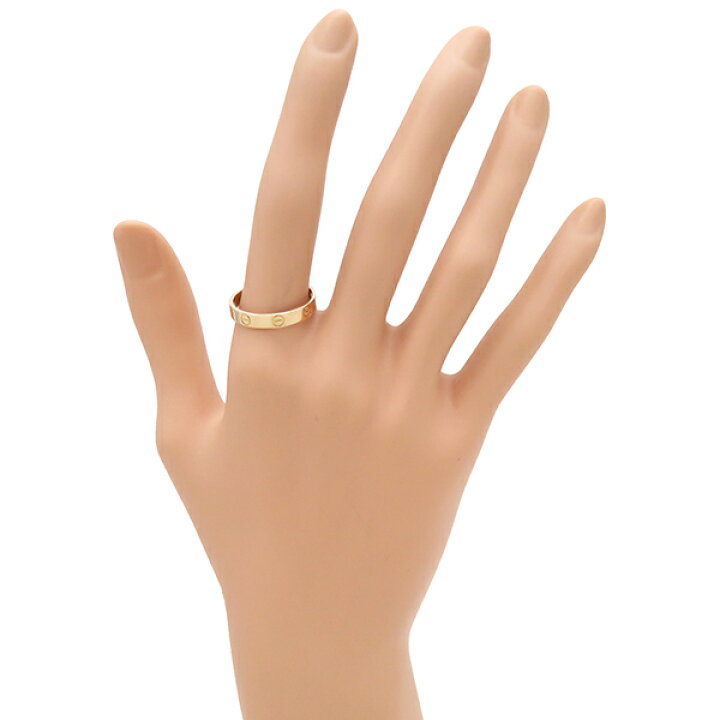楽天市場】カルティエ Cartier リング 指輪 ミニラブリング K18PG  