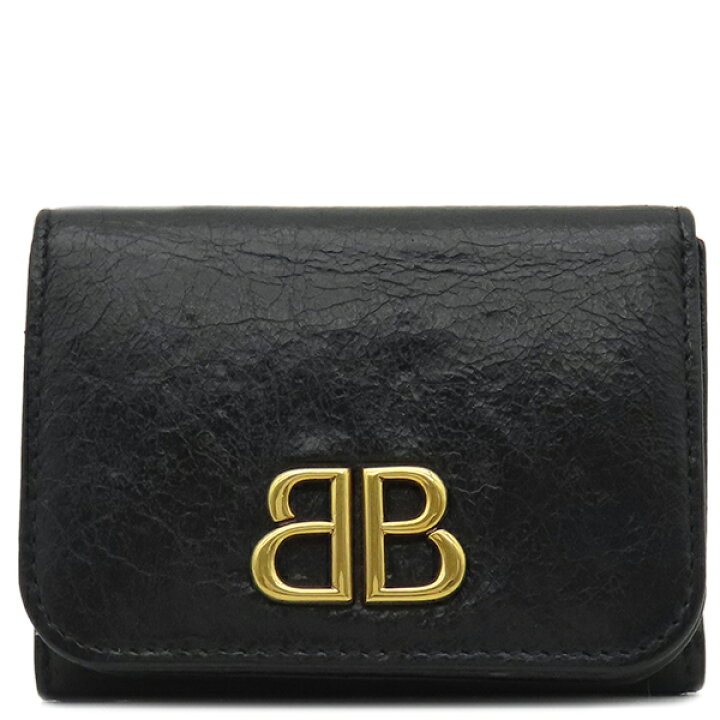 楽天市場】バレンシアガ BALENCIAGA 三つ折り財布 モナコ BBロゴ ミニ 