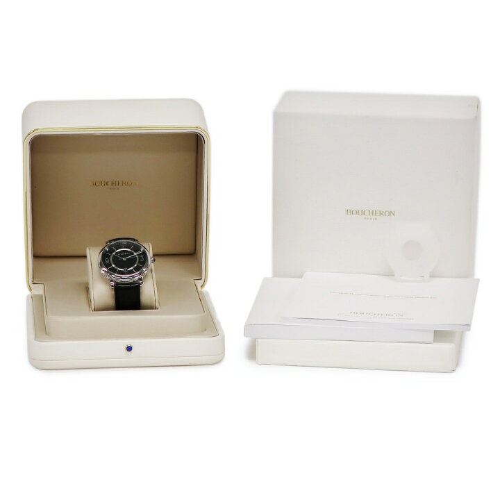 楽天市場】ブシュロン BOUCHERON エピュール WA021204 OH済 ブラック  