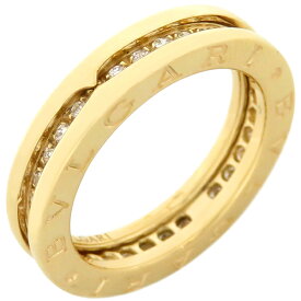 ブルガリ BVLGARI リング 指輪 ビーゼロワン B-zero1 ダイヤリング XS K18YG ダイヤモンド イエローゴールド #52(JP12) 750YG 18金 11号【中古】