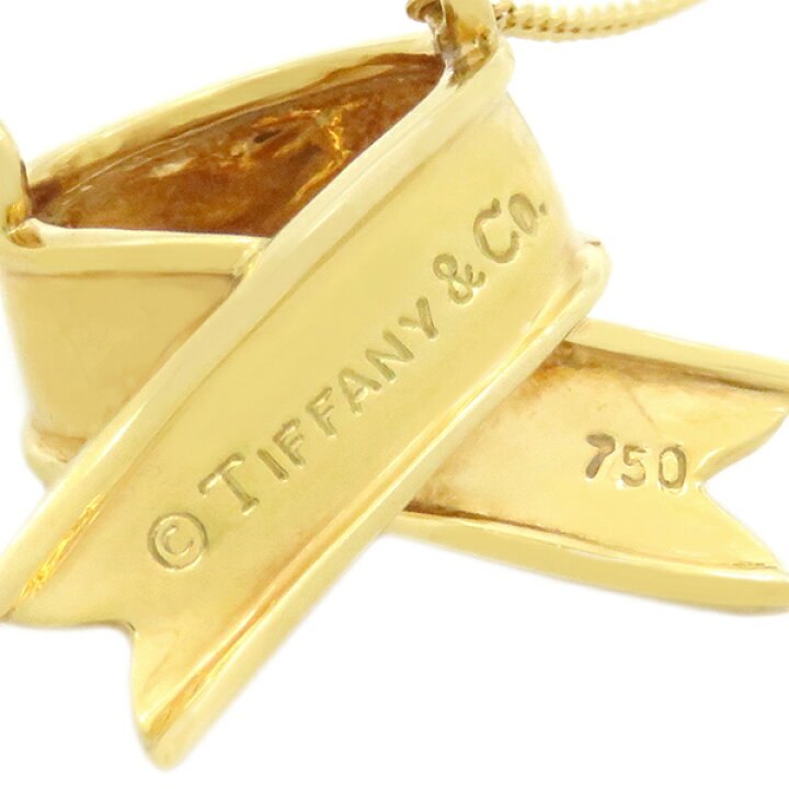 楽天市場】ティファニー Tiffany & Co ネックレス リボン クロス ボウ  