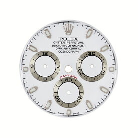 ロレックス ROLEX 腕時計パーツ 純正 デイトナ 534091 116520用 ダイアル ステンレススチール ホワイト 替え 文字盤 ホワイト 三針 クロノグラフ針 セット 交換 トリチウム 【中古】