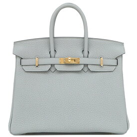 エルメス HERMES ハンドバッグ バーキン25 トゴ ブルーグラシエ ゴールド金具 新品 未使用 新刻印 K刻印（2025年製） 【箱】【中古】