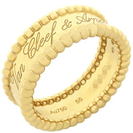 ヴァンクリーフアーペル Van Cleef & Arpels リング 指輪 ペルレ シニアチュール K18YG イエローゴールド #55(JP15) 750YG 18金 14.5号 VCARO3Y600 【箱】【中古】