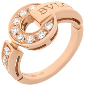 ブルガリ BVLGARI リング 指輪 ブルガリブルガリ ダイヤモンド K18PG ダイヤモンド ピンクゴールド Au750 750PG RG 6号 347896【中古】