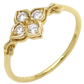 カルティエ Cartier リング 指輪 ヒンドゥリング K18YG ダイヤモンド イエローゴールド #52(JP12) 750 18K 9.5号【中古】