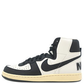 ナイキ NIKE スニーカー ターミネーター ハイ ファントム レザー ラバー ペールバニラ×ブラック ＃9.5 NIKE TERMINATOR 白 黒 FD0394-030 【箱】【中古】