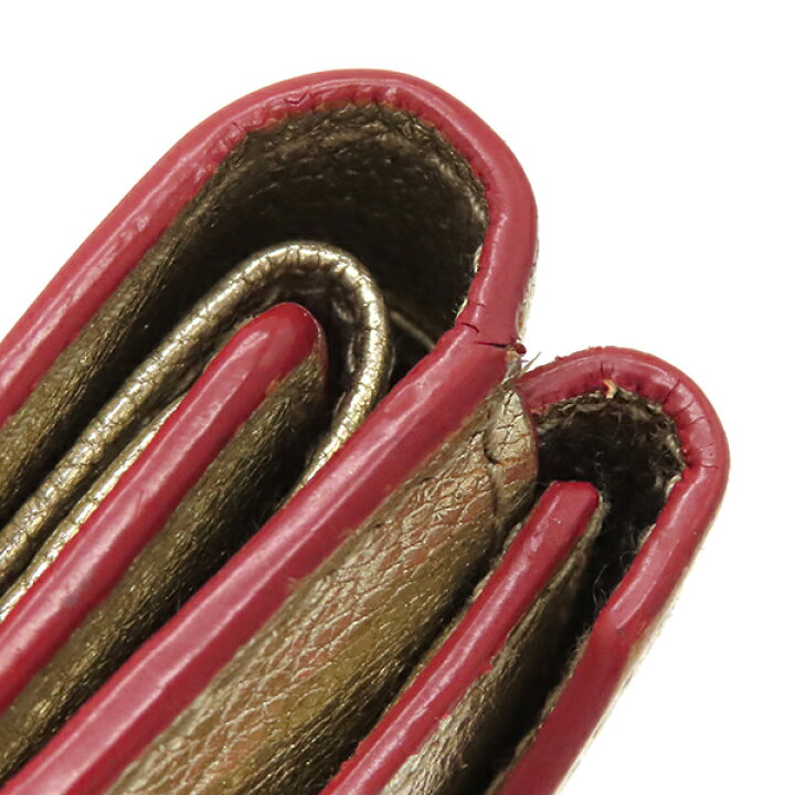 楽天市場】ミュウミュウ MIU MIU 三つ折り財布 MADRAS LOVE マドラス  