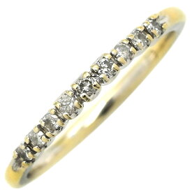 リング 指輪 ダイヤモンド リング K10WG ホワイトゴールド 8号【中古】