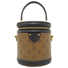 ルイヴィトン LOUIS VUITTON 2WAYバッグ カンヌ モノグラムキャンバス モノグラムリバースキャンバス モノグラム ゴールド金具 茶 ハンドバッグ ショルダーバッグ ※鍵1本欠品 M43986 RFID【中古】