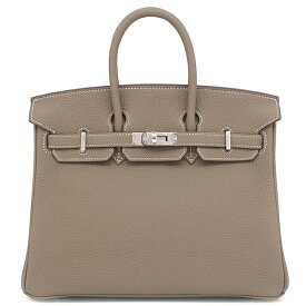エルメス HERMES ハンドバッグ バーキン25 トゴ エトゥープ シルバー金具 グレージュ W刻印(2024年製) 【箱】【中古】