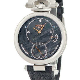 ＼最大4万円割引クーポン数量限定／ ボヴェ Bovet 19Thirty ナインティーンサーティ NTT0012 新品同様 メテオライト スモールセコンド メンズ 腕時計手巻き ブラック 【中古】