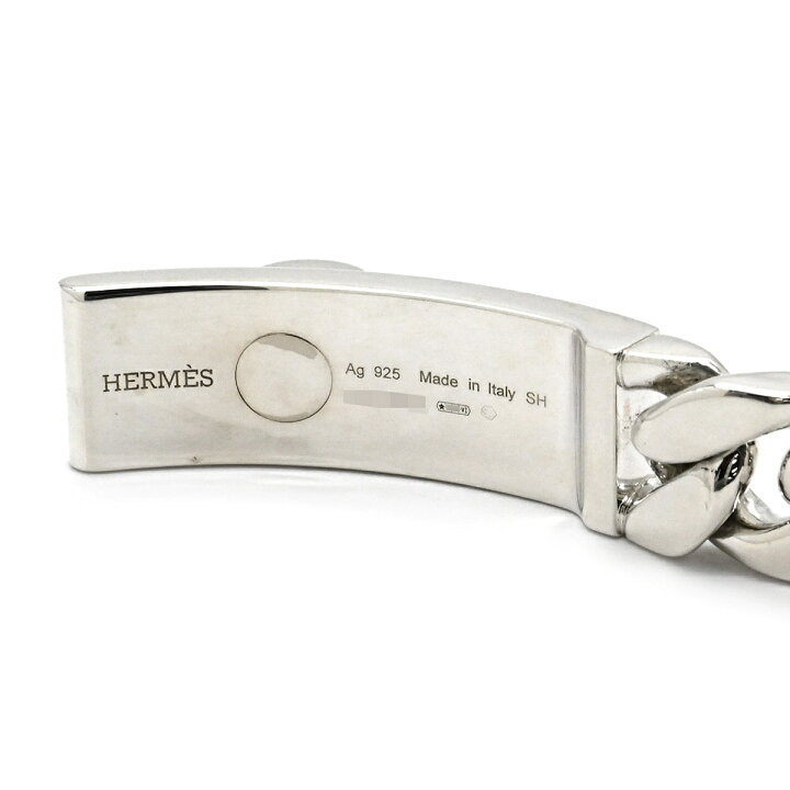 楽天市場】エルメス HERMES ブレスレット ケリー グルメット シルバー