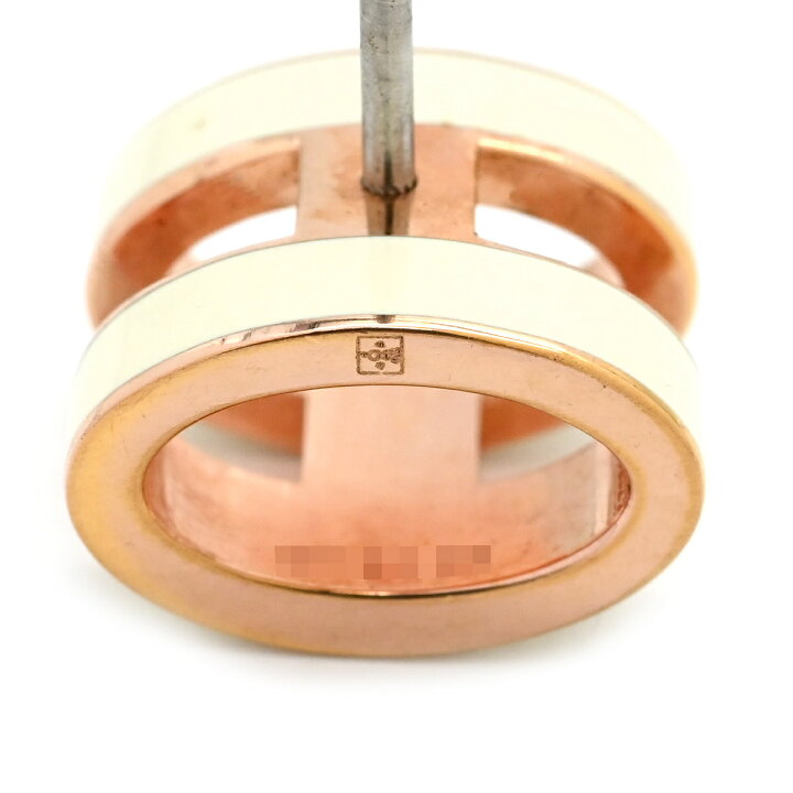 エルメス ピアス ポップアッシュ Hピアス GP ホワイト ポップH H型 POP  