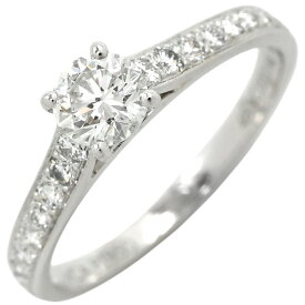 ヴァンクリーフアーペル Van Cleef & Arpels リング 指輪 ロマンス ソリティア ダイヤリング Pt950 ダイヤモンド プラチナシルバー #48(JP8) 1P 1粒 8号 【箱】【中古】