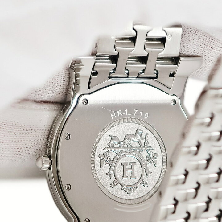 楽天市場】エルメス HERMES Hウォッチ ロンド デイト HR1.710 アラビア  