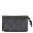 ルイヴィトン LOUIS VUITTON コインケース ポシェット クレ ヴォワヤージュ レザー モノグラムエクリプスキャンバス …