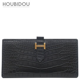 楽天市場】エルメス HERMES 長財布 ベアンスフレ アリゲーターマット 