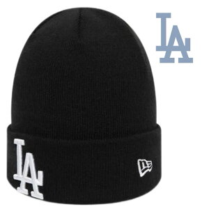 New Era ニューエラ ビーニー ニット帽 ニットキャップ LA ロゴ エッセンシャル ドジャース メンズ レディース ユニセックス メジャーリーグ ベースボール プレゼント ギフト おしゃれ ファッ