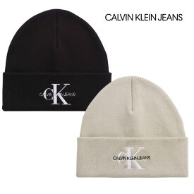 Calvin Klein Jeans カルバンクライン ビーニー ニット帽 ニットキャップ メンズ レディース ユニセックス ロゴ 正規品 人気ブランド Logo Monologo Embro
