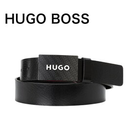 HUGO BOSS ヒューゴボス メンズ ベルト ロゴ 正規品 ブランド Gilao 本革 サイズ調節 プレゼント ギフト 高級感 ビジネス ファッション
