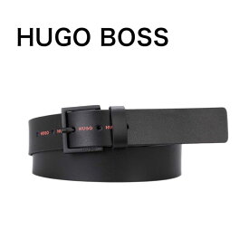 HUGO BOSS ヒューゴボス メンズ ベルト ロゴ 正規品 ブランド Giove Log Hol Sz35 本革 サイズ調節 プレゼント ギフト 高級感 ビジネス ファッション