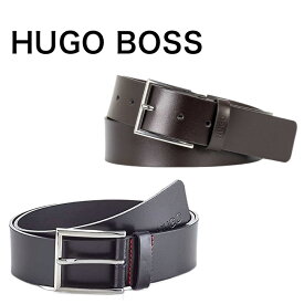 HUGO BOSS ヒューゴボス メンズ ベルト ロゴ 正規品 ブランド Giaspo Sz40 サイズ調節 プレゼント ギフト 高級感 ビジネス ファッション