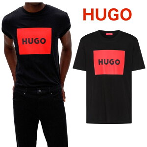 HUGO BOSS �q���[�S�{�X Dulive222 T-Shirt �N���[�l�b�N ���� �V���c �����Y ���S �u���b�N ���K�i �u�����h